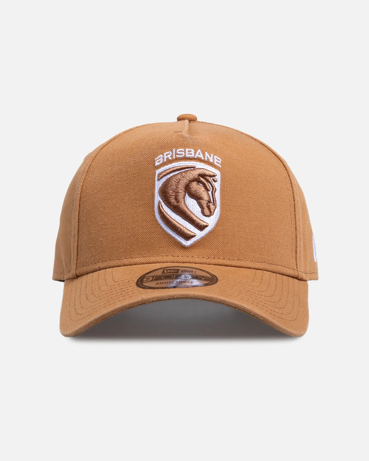New Era Brisbane Broncos 'NRL 2026' 9FORTY A-Frame Snapback Med Beige sold by Culture Kings
