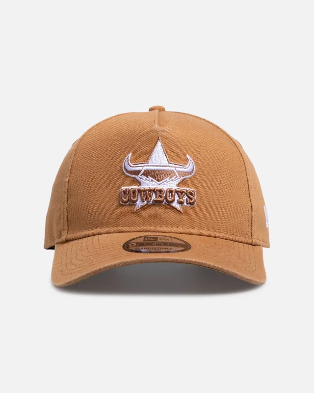 New Era North Queensland Cowboys 'NRL 2026' 9FORTY A-Frame Snapback Med Beige sold by Culture Kings