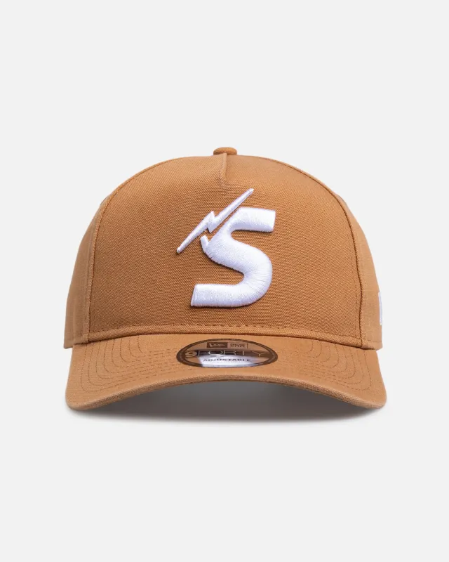 New Era Melbourne Storm 'NRL 2026' 9FORTY A-Frame Snapback Med Beige sold by Culture Kings