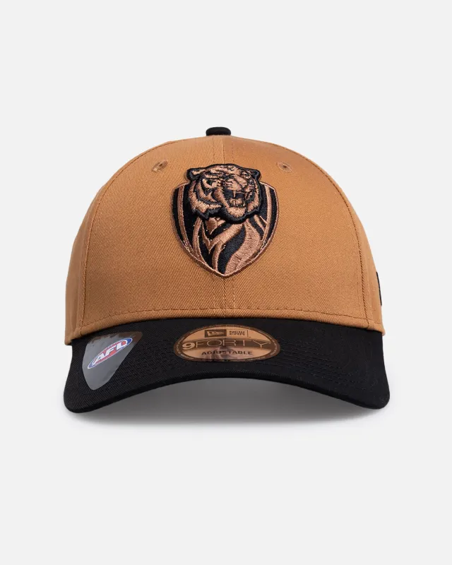 New Era Richmond Tigers 'AFL 2026' 9FORTY Strapback Med Beige made by New Era