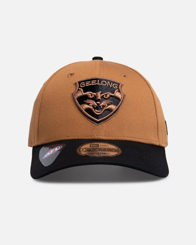 New Era Geelong Cats 'AFL 2026' 9FORTY Strapback Med Beige sold by Culture Kings
