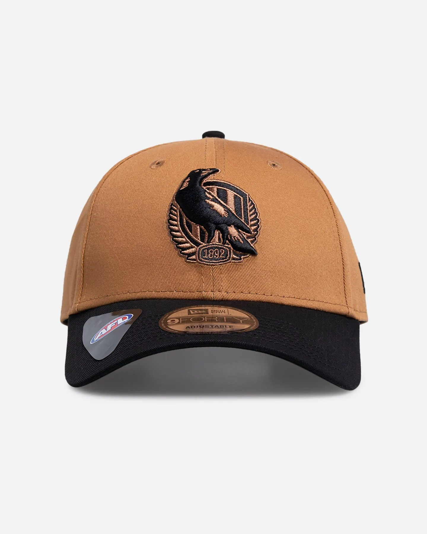 New Era Collingwood Magpies 'AFL 2026' 9FORTY Strapback Med Beige sold by Culture Kings
