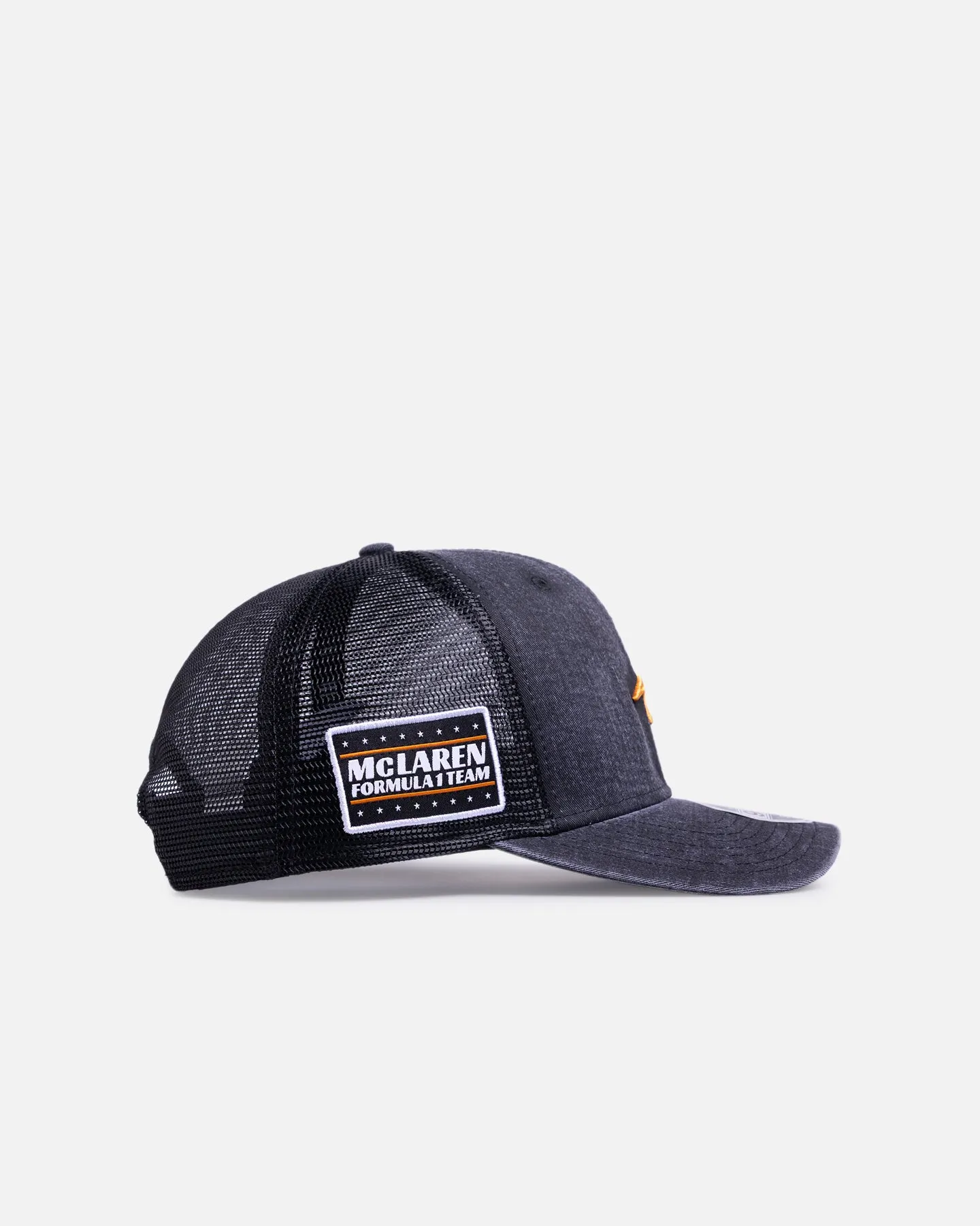 New Era X Mclaren 'Washed' 9FIFTY Trucker Snapback Black sold by Culture Kings product image thumbnail 3