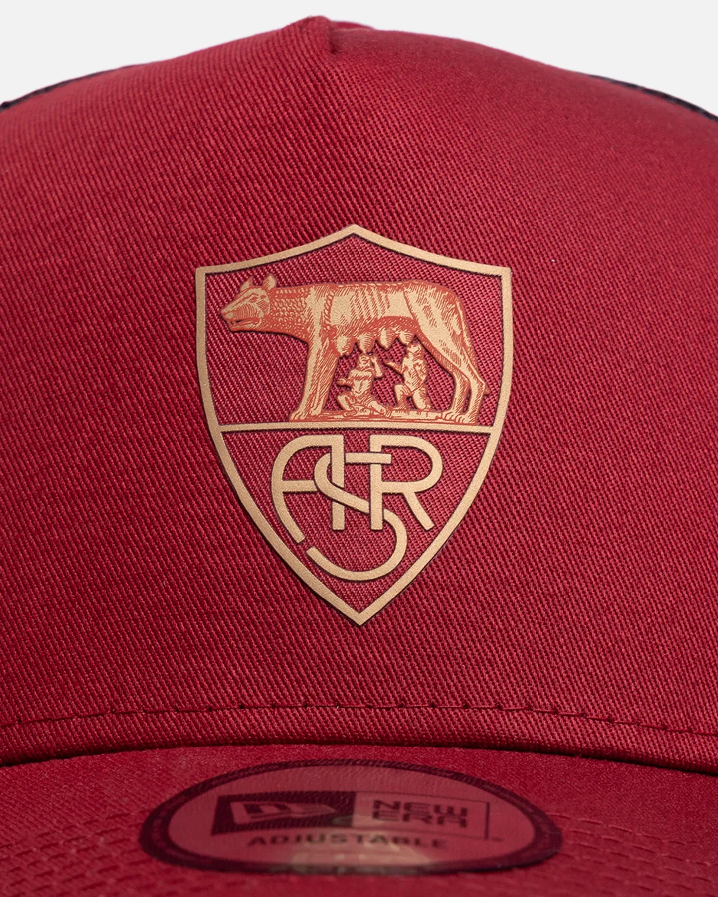 New Era AS Roma 'Tonal' 9FORTY A-Frame Trucker Snapback Dark Red sold by Culture Kings product image thumbnail 5