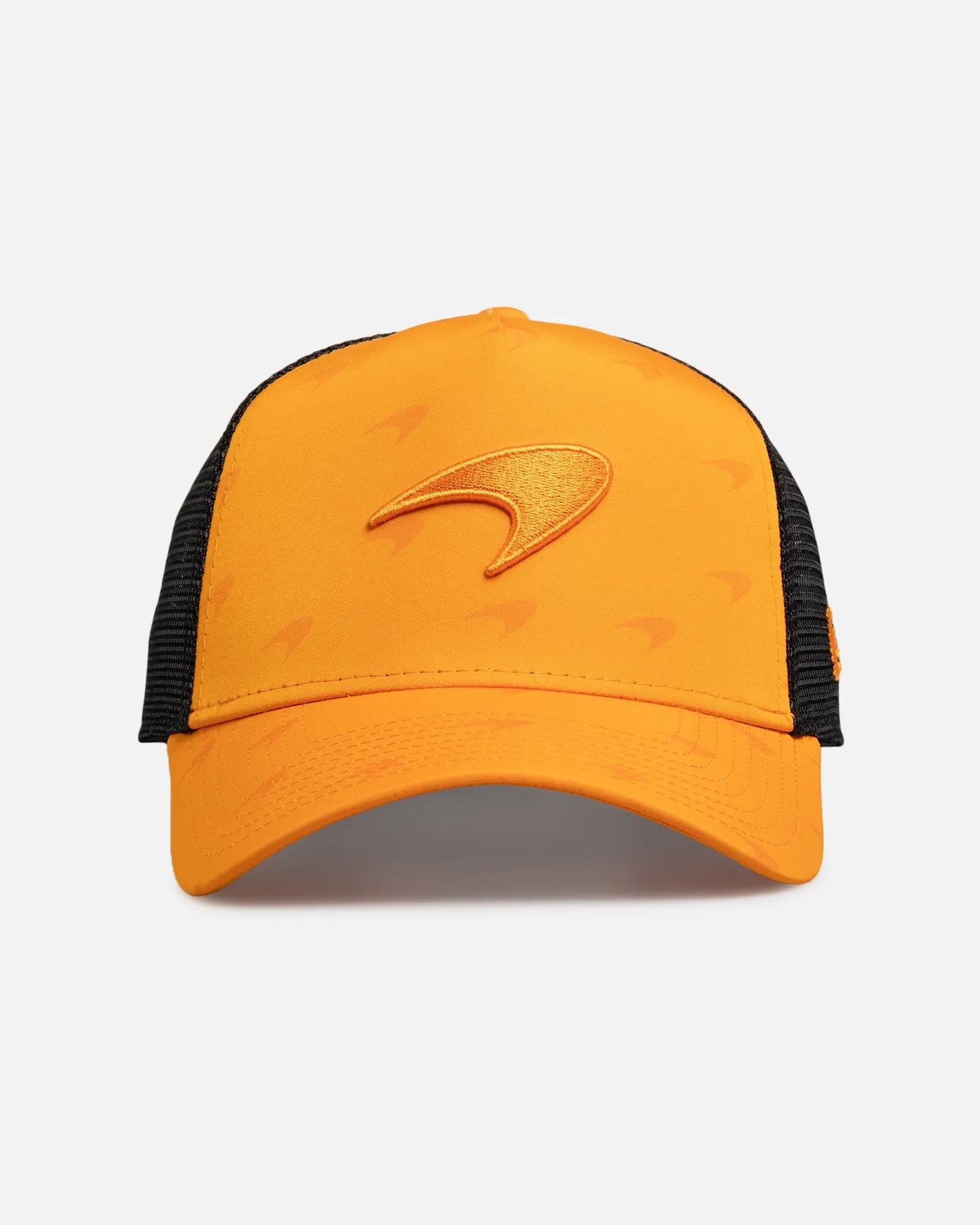New Era X Mclaren Fanwear 9FORTY A-Frame Trucker Snapback Orange sold by Culture Kings