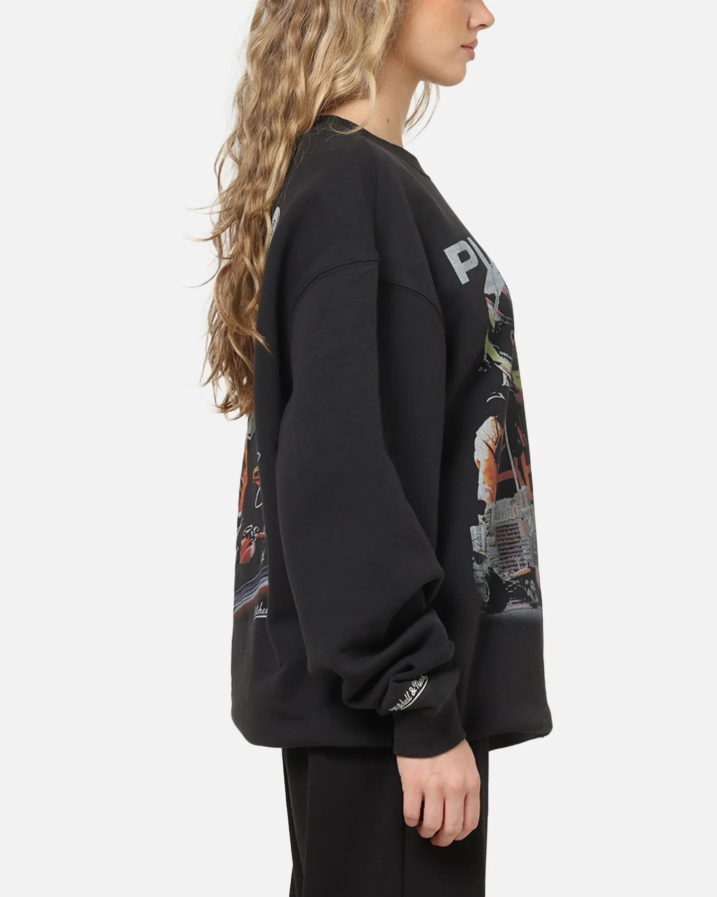 Mitchell & Ness X Mclaren Oscar Piastri Signature Crewneck Washed Black sold by Culture Kings product image thumbnail 5