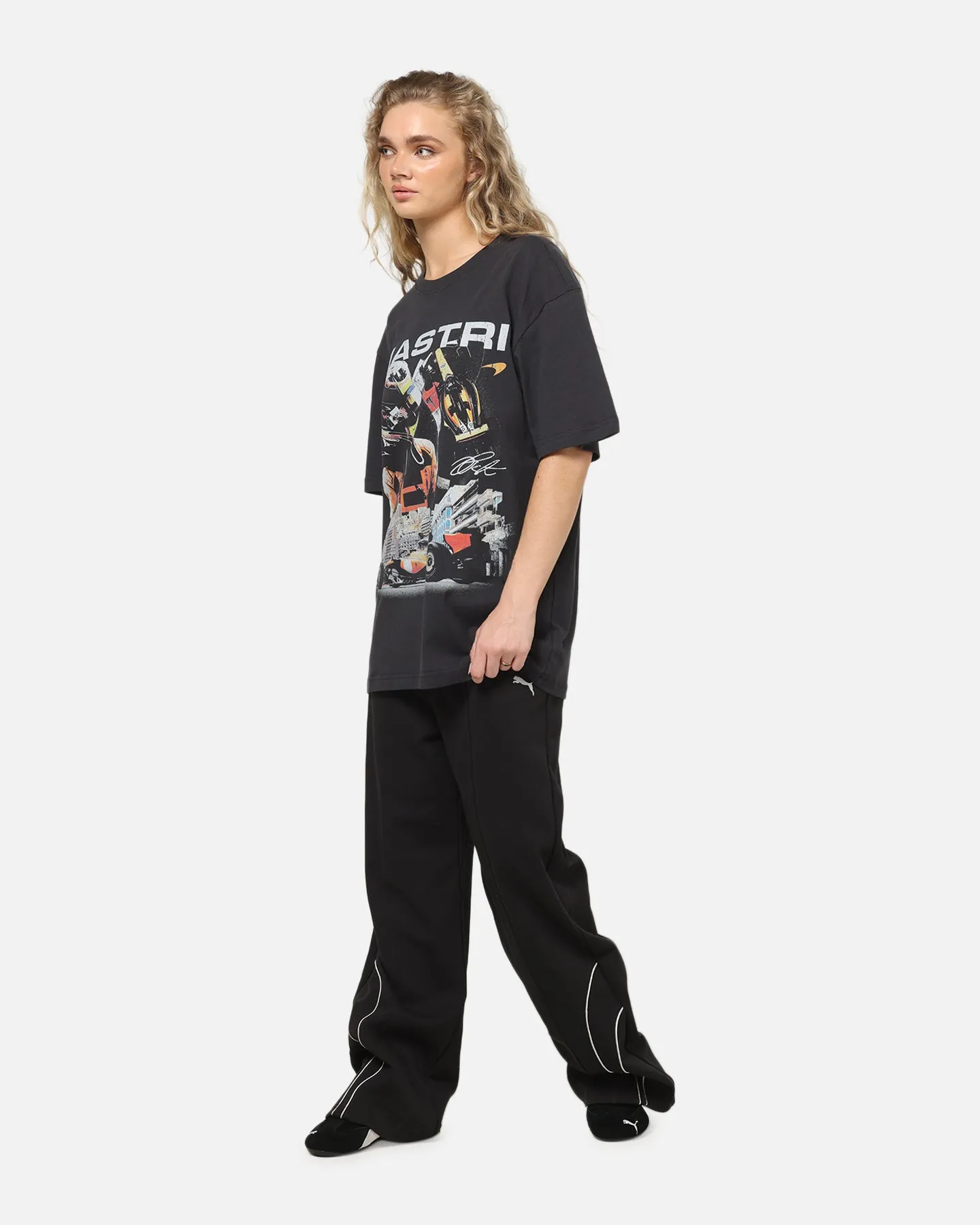 Mitchell & Ness X Mclaren Oscar Piastri Signature T-Shirt Washed Black sold by Culture Kings product image thumbnail 3