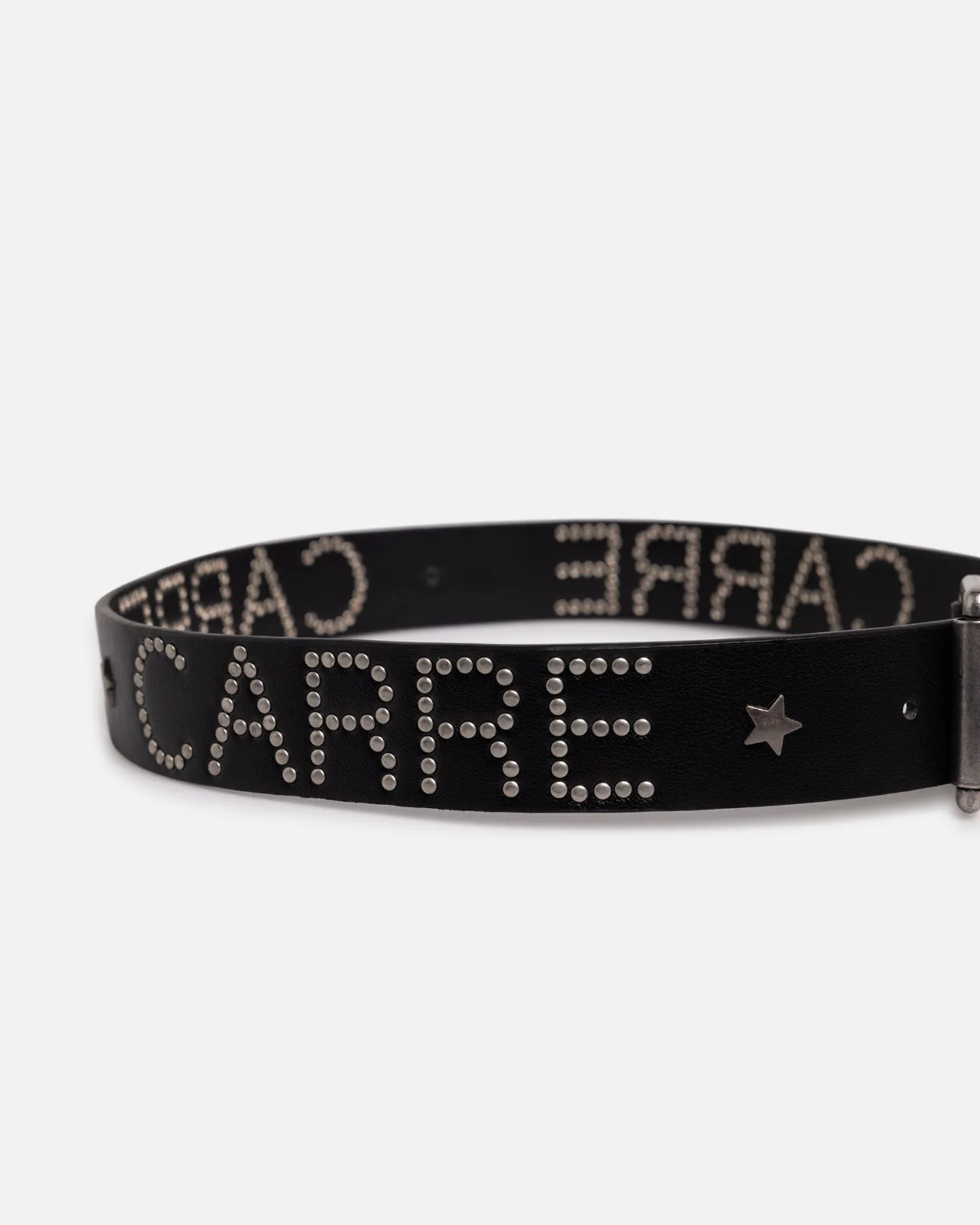 Carre Studded Vegan Leather Belt Black sold by Culture Kings product image thumbnail 2
