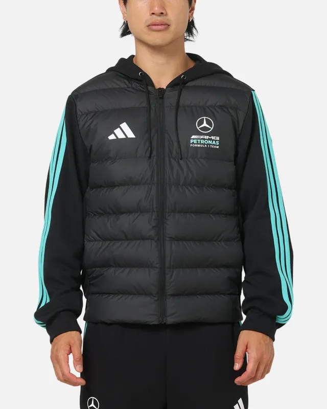 Adidas Mercedes-AMG Petronas Formula 1 Team DNA Puffer Jacket Black sold by Culture Kings