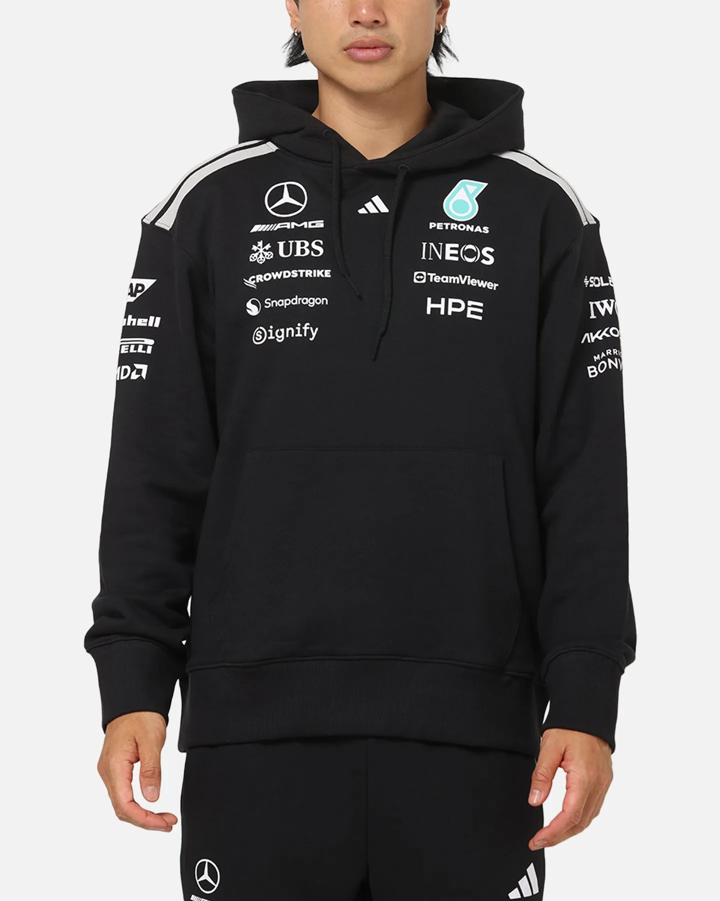 Adidas Mercedes-AMG Petronas Formula 1 Team Driver Hoodie Black sold by Culture Kings