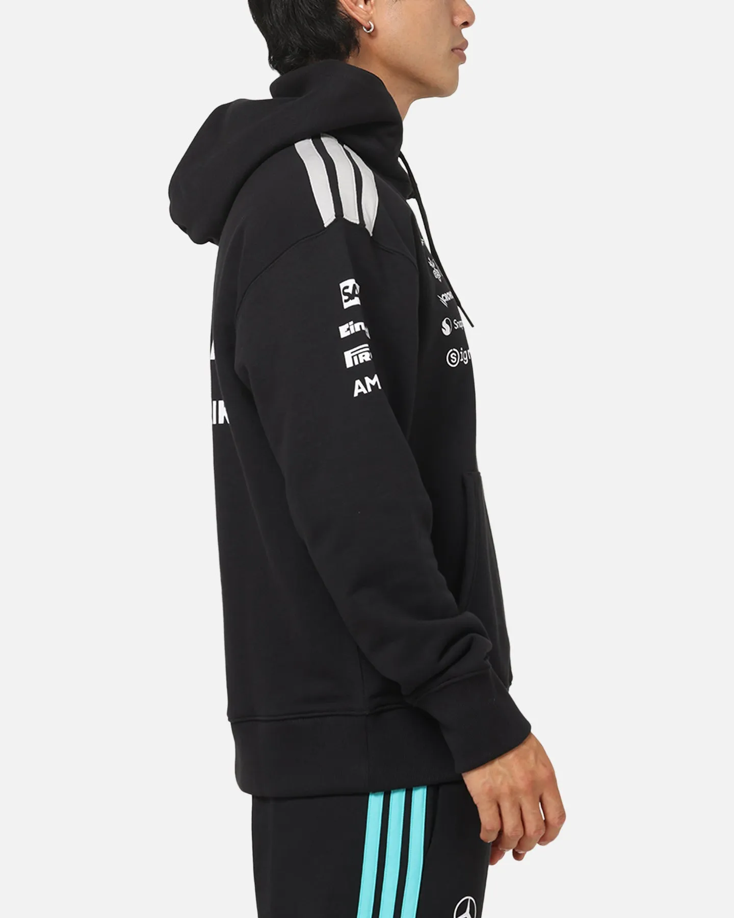 Adidas Mercedes-AMG Petronas Formula 1 Team Driver Hoodie Black sold by Culture Kings product image thumbnail 5
