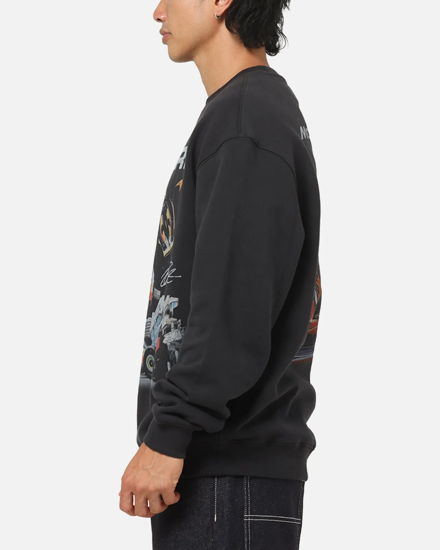 Mitchell & Ness X Mclaren Oscar Piastri Signature Crewneck Washed Black sold by Culture Kings product image thumbnail 5