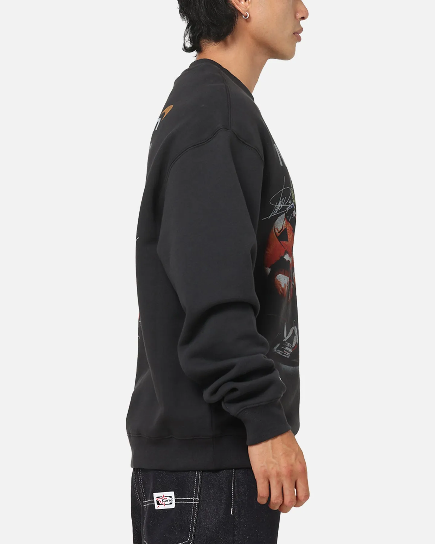 Mitchell & Ness X Mclaren Lando Norris Signature Crewneck Washed Black sold by Culture Kings product image thumbnail 5