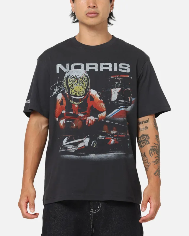 Mitchell & Ness X Mclaren Lando Norris Signature T-Shirt Washed Black sold by Culture Kings