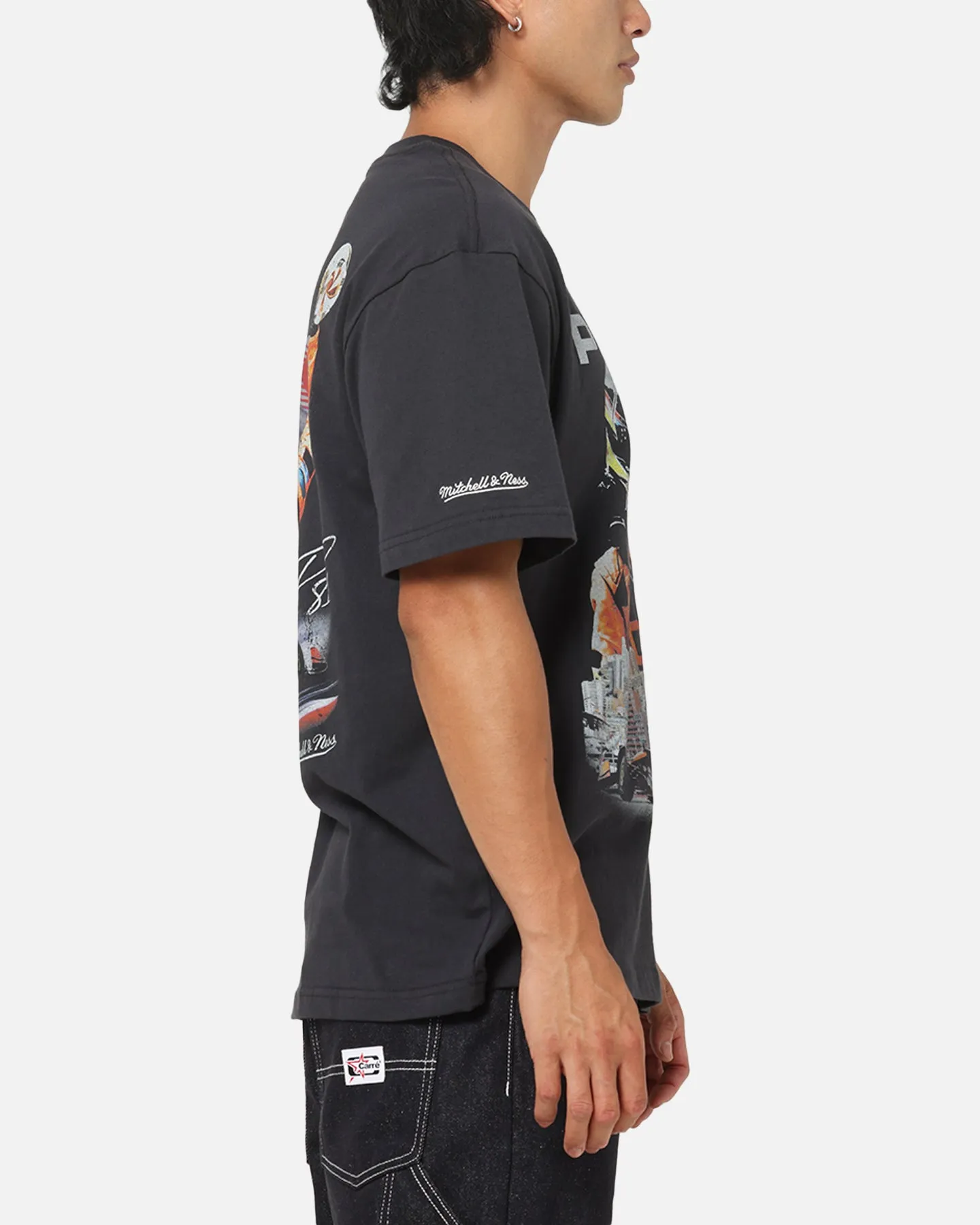 Mitchell & Ness X Mclaren Oscar Piastri Signature T-Shirt Washed Black sold by Culture Kings product image thumbnail 5