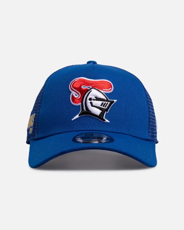 New Era Newcastle Knights 'NRL Vegas Round 2026' 9FORTY A-Frame Trucker Snapback Official Team Colour sold by Culture Kings