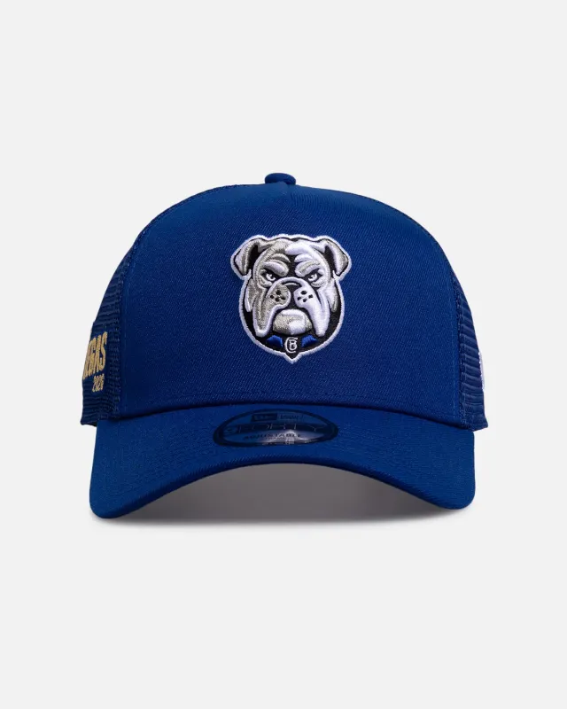 New Era Canterbury-Bankstown Bulldogs 'NRL Vegas Round 2026' 9FORTY A-Frame Trucker Snapback Official Team Colour sold by Culture Kings