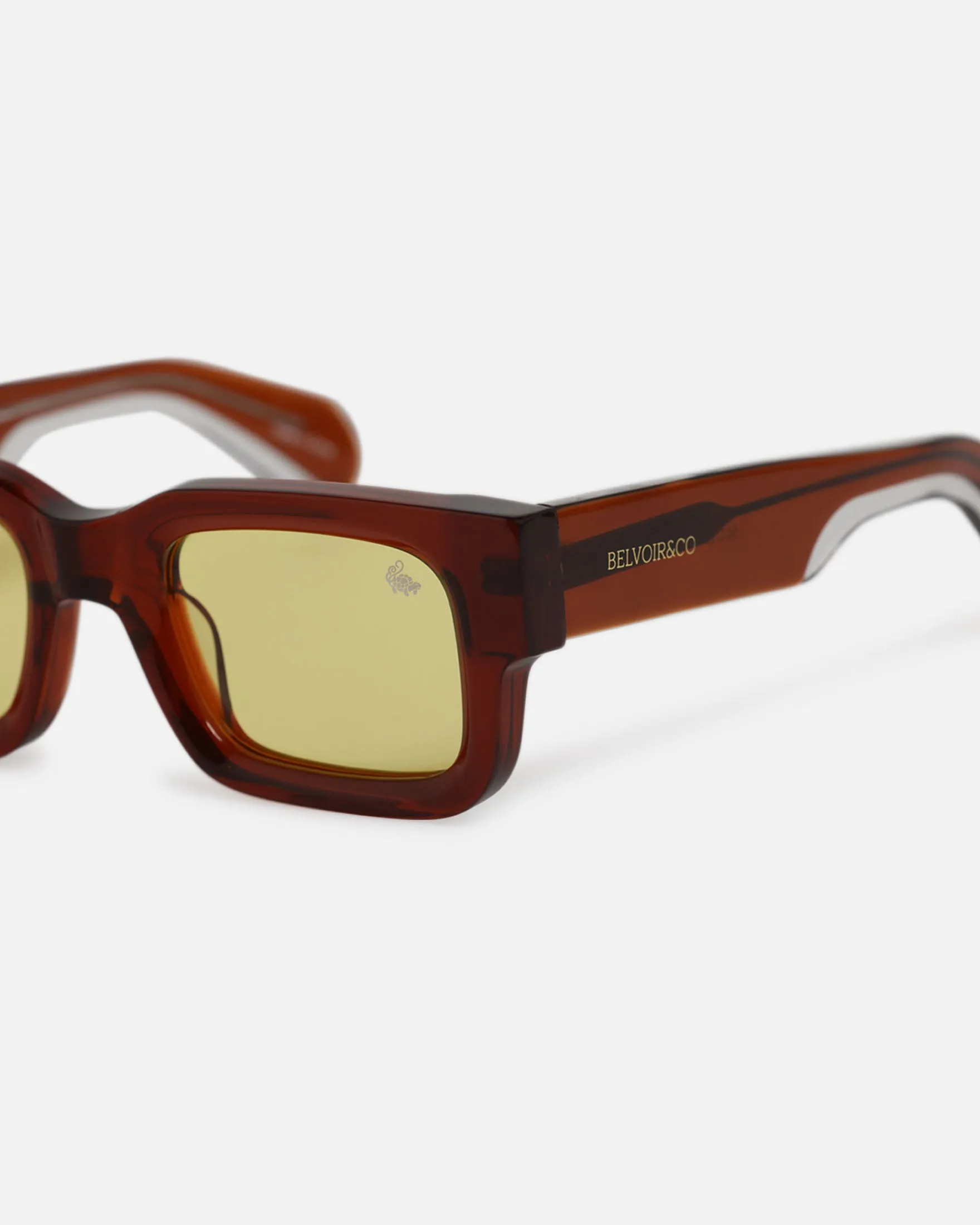 Belvior & Co Arlo Sunglasses Tan/Yellow sold by Culture Kings product image thumbnail 5