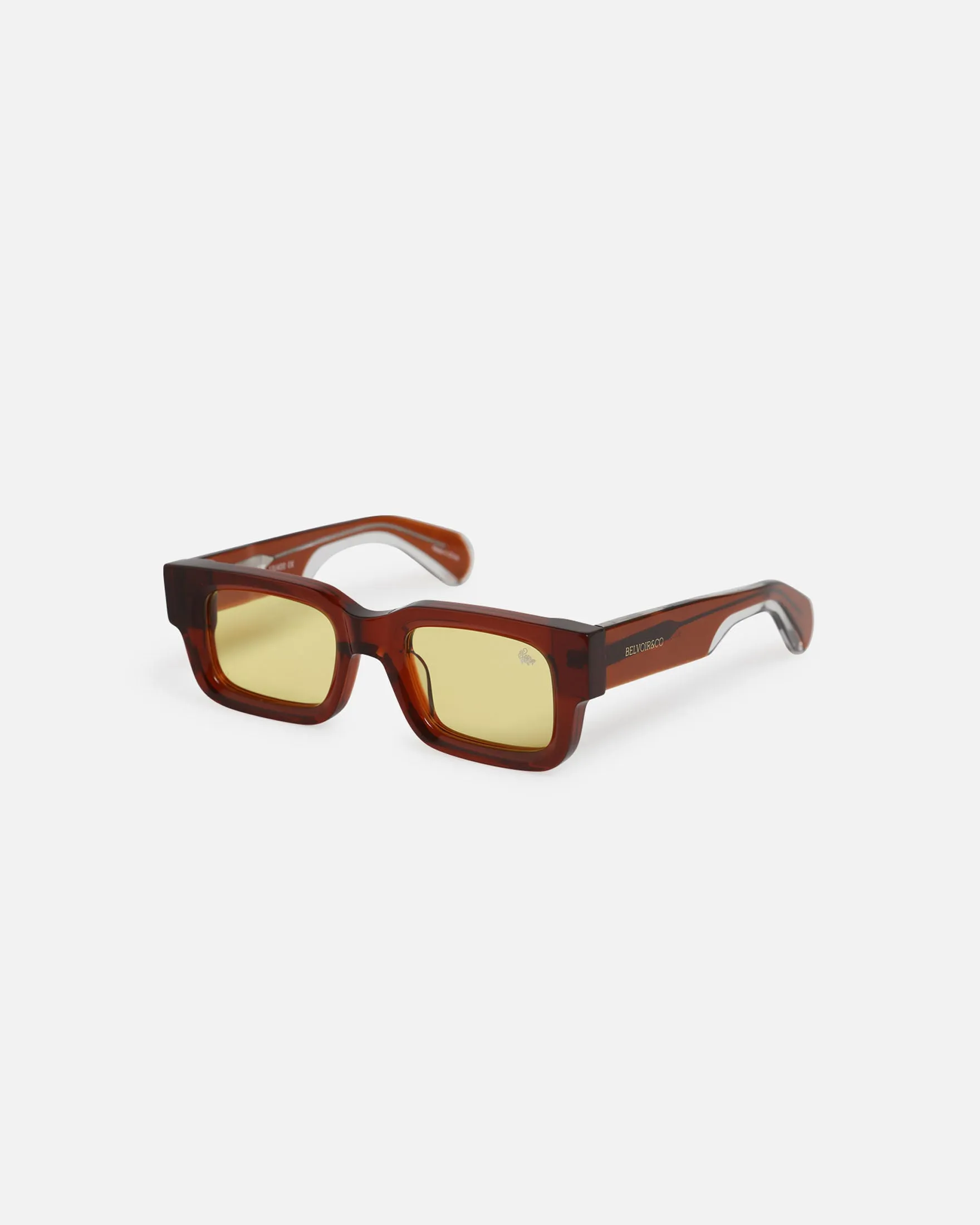 Belvior & Co Arlo Sunglasses Tan/Yellow sold by Culture Kings