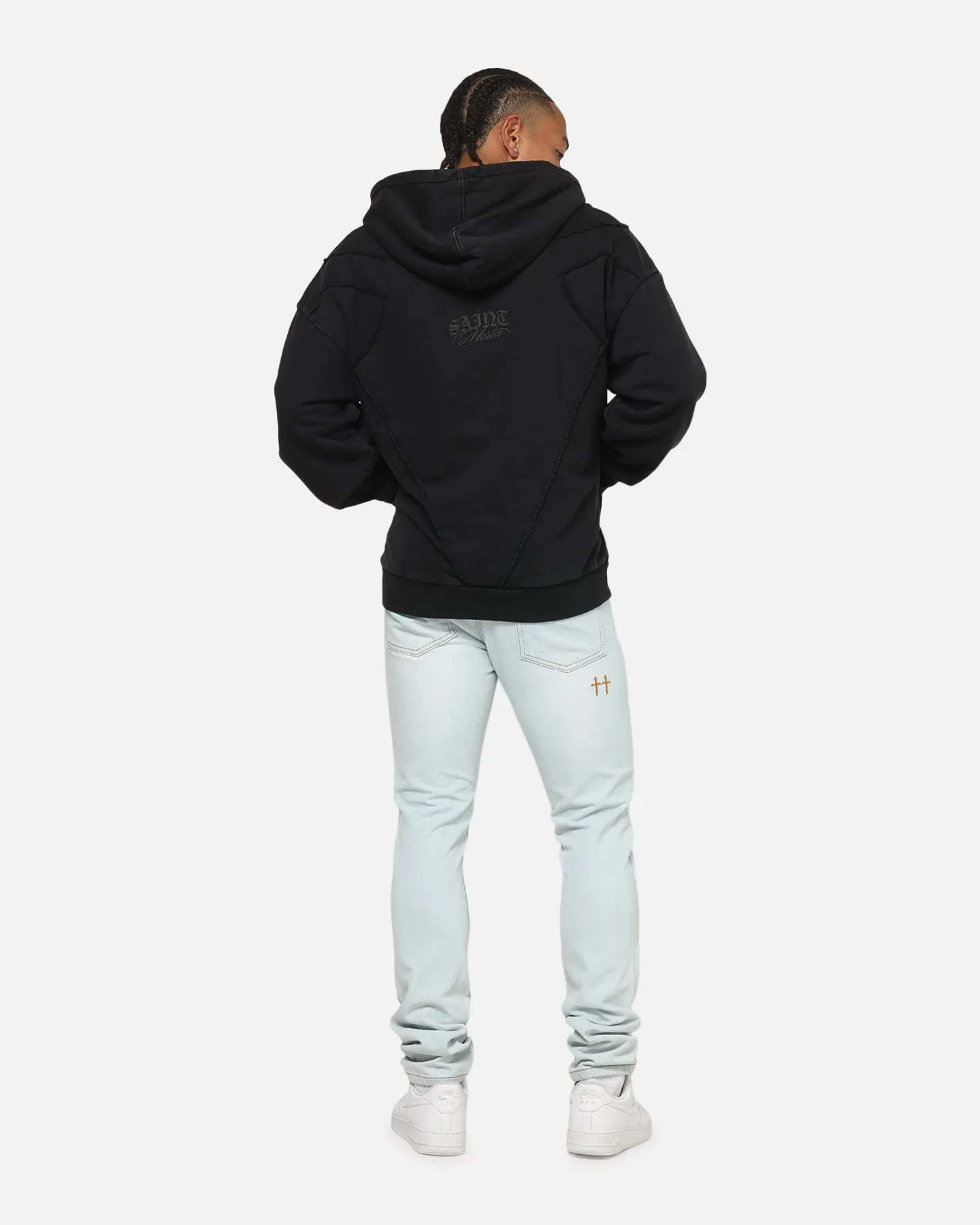 Saint Morta Divinity Zip Hoodie Vintage Black sold by Culture Kings product image thumbnail 3