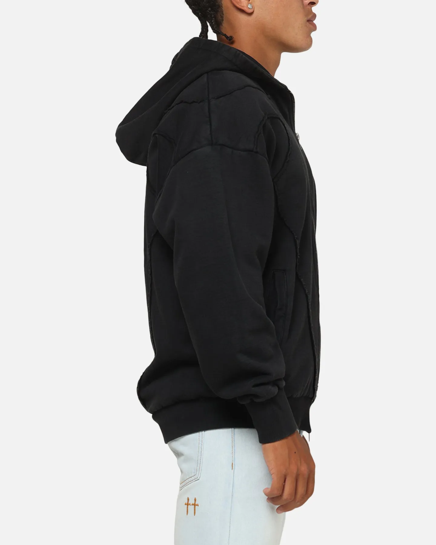 Saint Morta Divinity Zip Hoodie Vintage Black sold by Culture Kings product image thumbnail 5