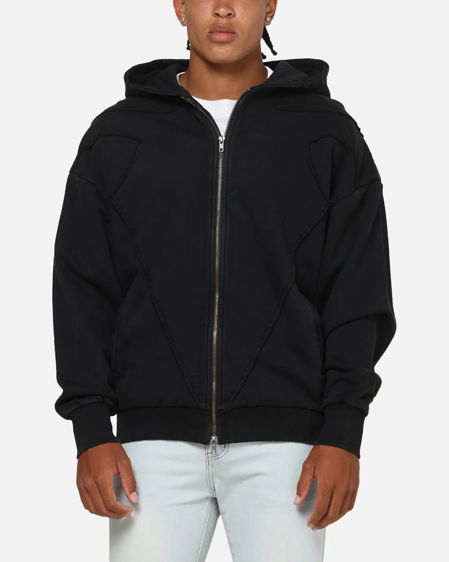 Saint Morta Divinity Zip Hoodie Vintage Black sold by Culture Kings product image thumbnail 2