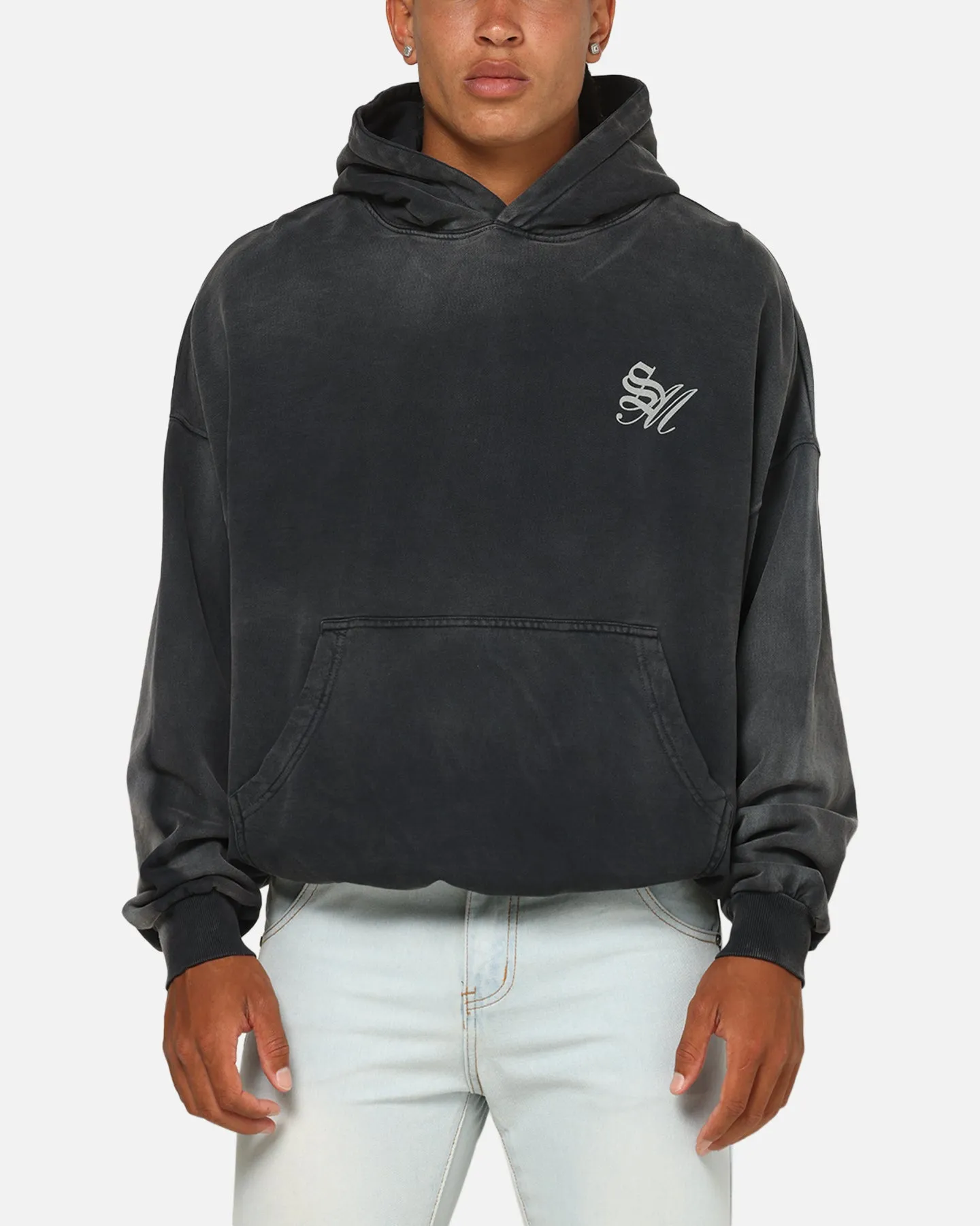 Saint Morta Celestial Boxy Hoodie Black Wash sold by Culture Kings product image thumbnail 2