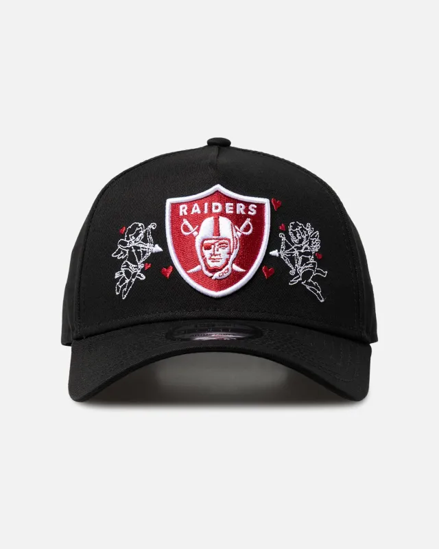 New Era Las Vegas Raiders 'Valentines Day' 9FORTY A-Frame Snapback Black sold by Culture Kings