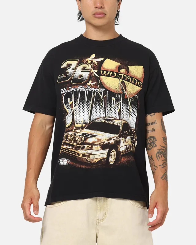 Wu Tang Clan Swarm T-Shirt True Black made by Wutang