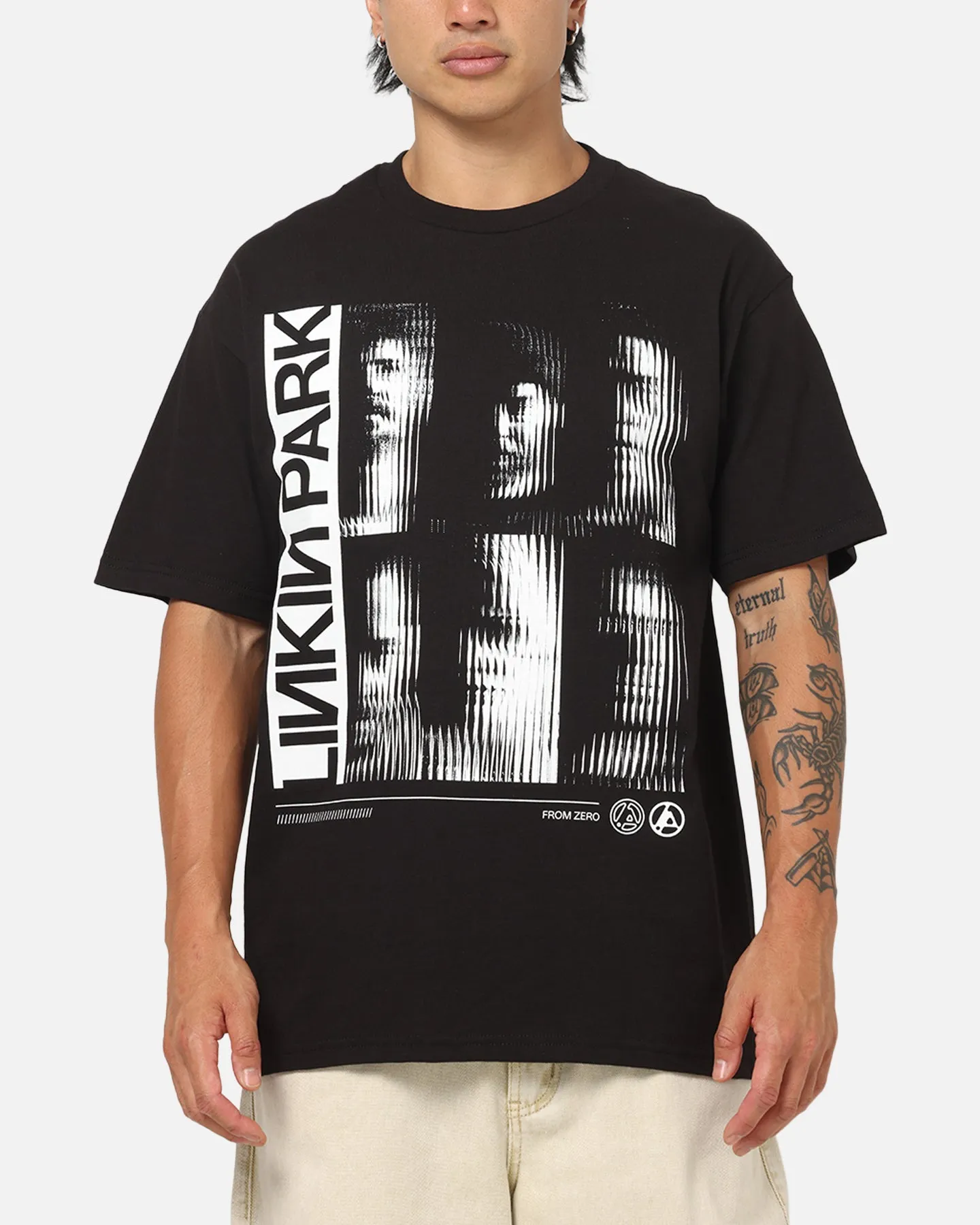 Linkin Park Boxed Faces T-Shirt Black sold by Culture Kings