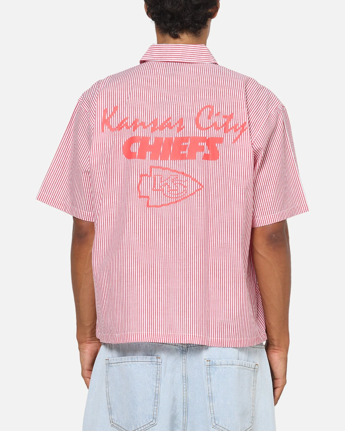 Majestic Athletic Kansas City Chiefs Graphic Boxy Shirt White/Red sold by Culture Kings