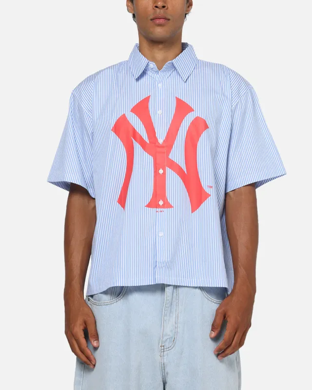 Majestic Athletic New York Yankees Graphic Boxy Shirt White/Blue sold by Culture Kings