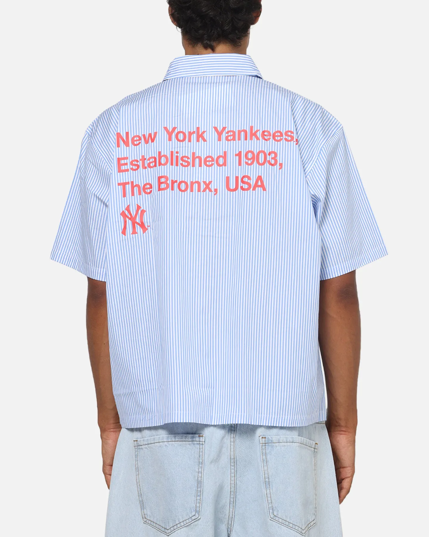 Majestic Athletic New York Yankees Graphic Boxy Shirt White/Blue sold by Culture Kings product image thumbnail 2