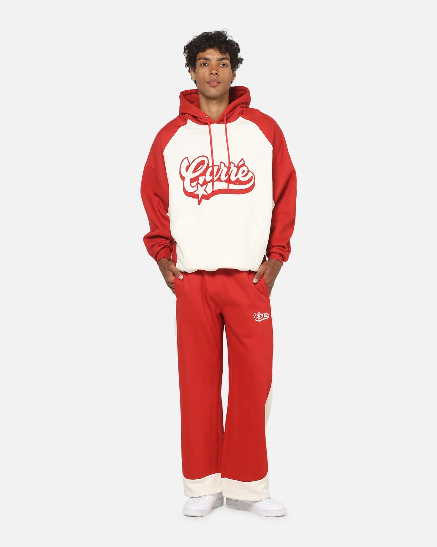 Carre Sport C Hoodie Off White/Red sold by Culture Kings product image thumbnail 2