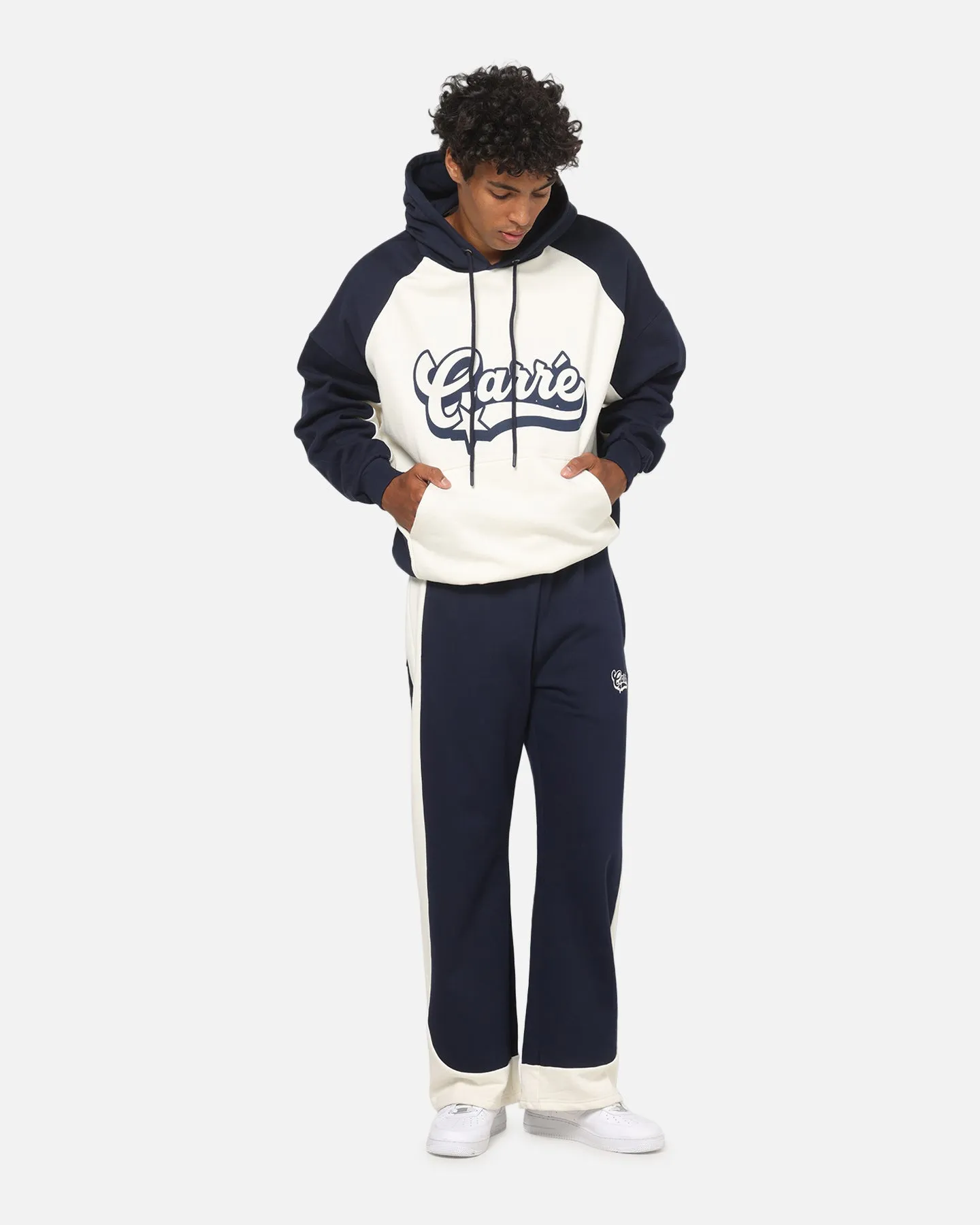 Carre Sport C Hoodie Off White/Navy sold by Culture Kings product image thumbnail 2