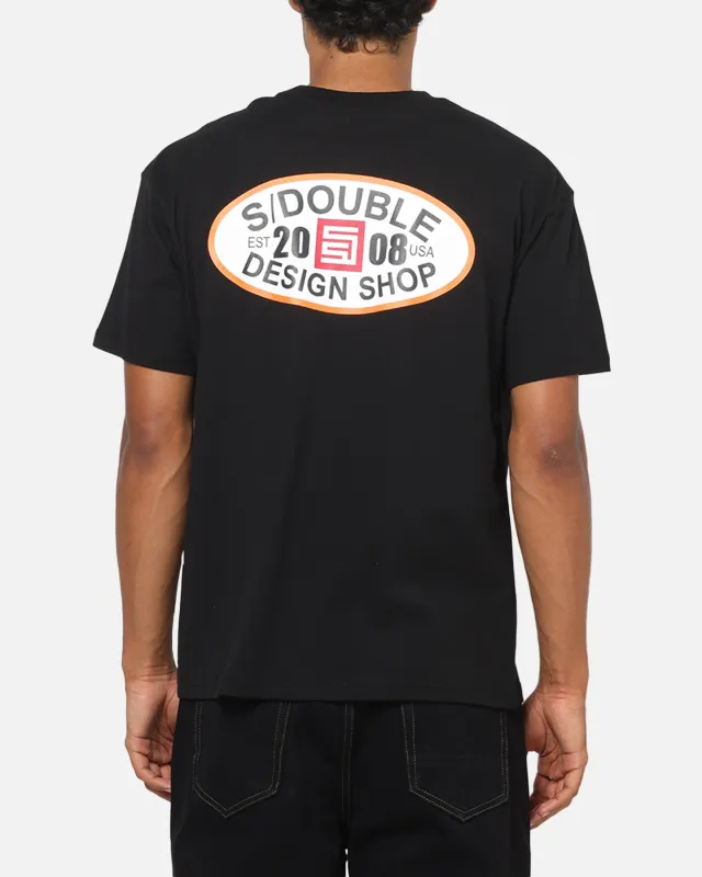 S Double Oval T-Shirt Black made by Culture Kings