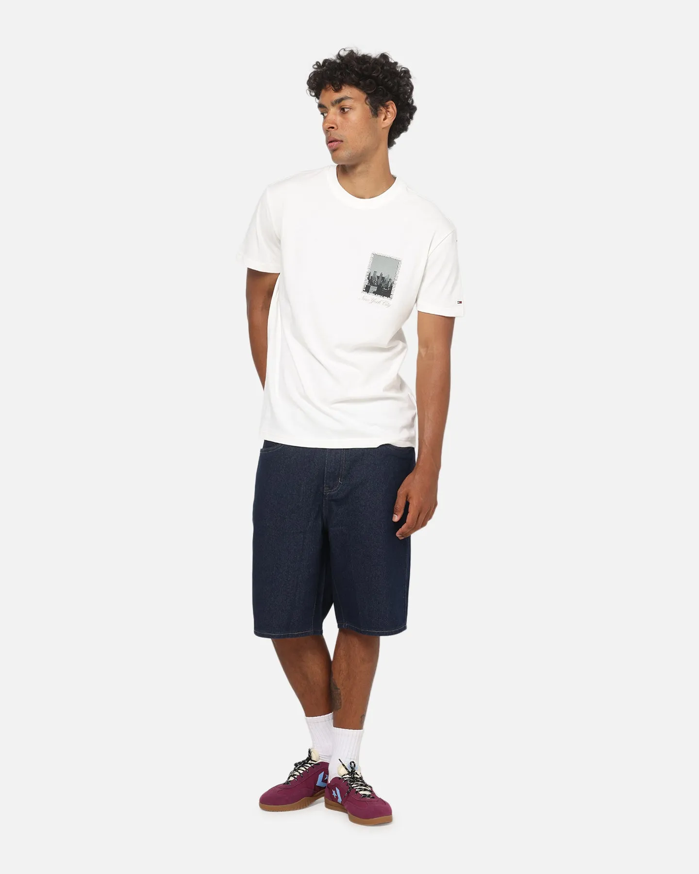 Tommy Jeans Regular Photo T-Shirt Ecru sold by Culture Kings product image thumbnail 4