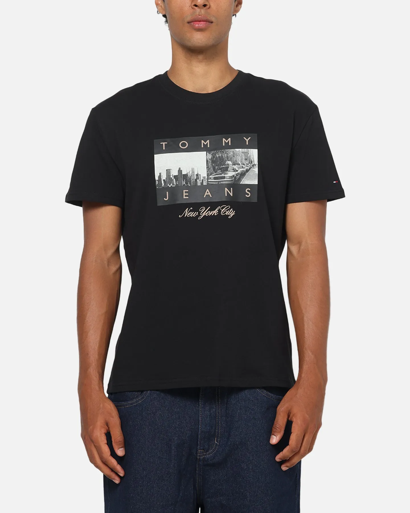 Tommy Jeans Photo Flag T-Shirt Black sold by Culture Kings
