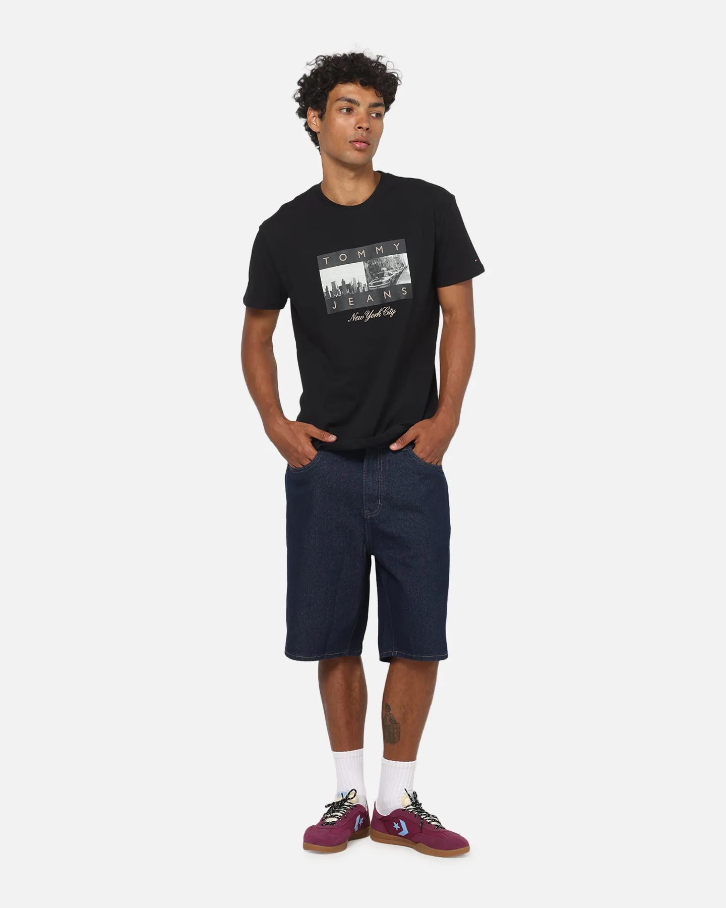 Tommy Jeans Photo Flag T-Shirt Black sold by Culture Kings product image thumbnail 2