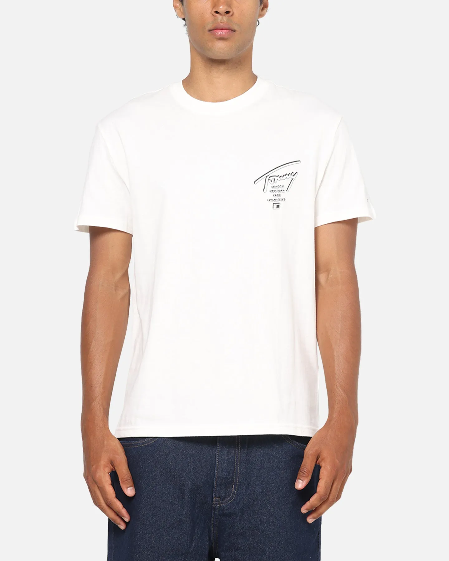 Tommy Jeans Regular Sign City T-Shirt Ancient White sold by Culture Kings product image thumbnail 2