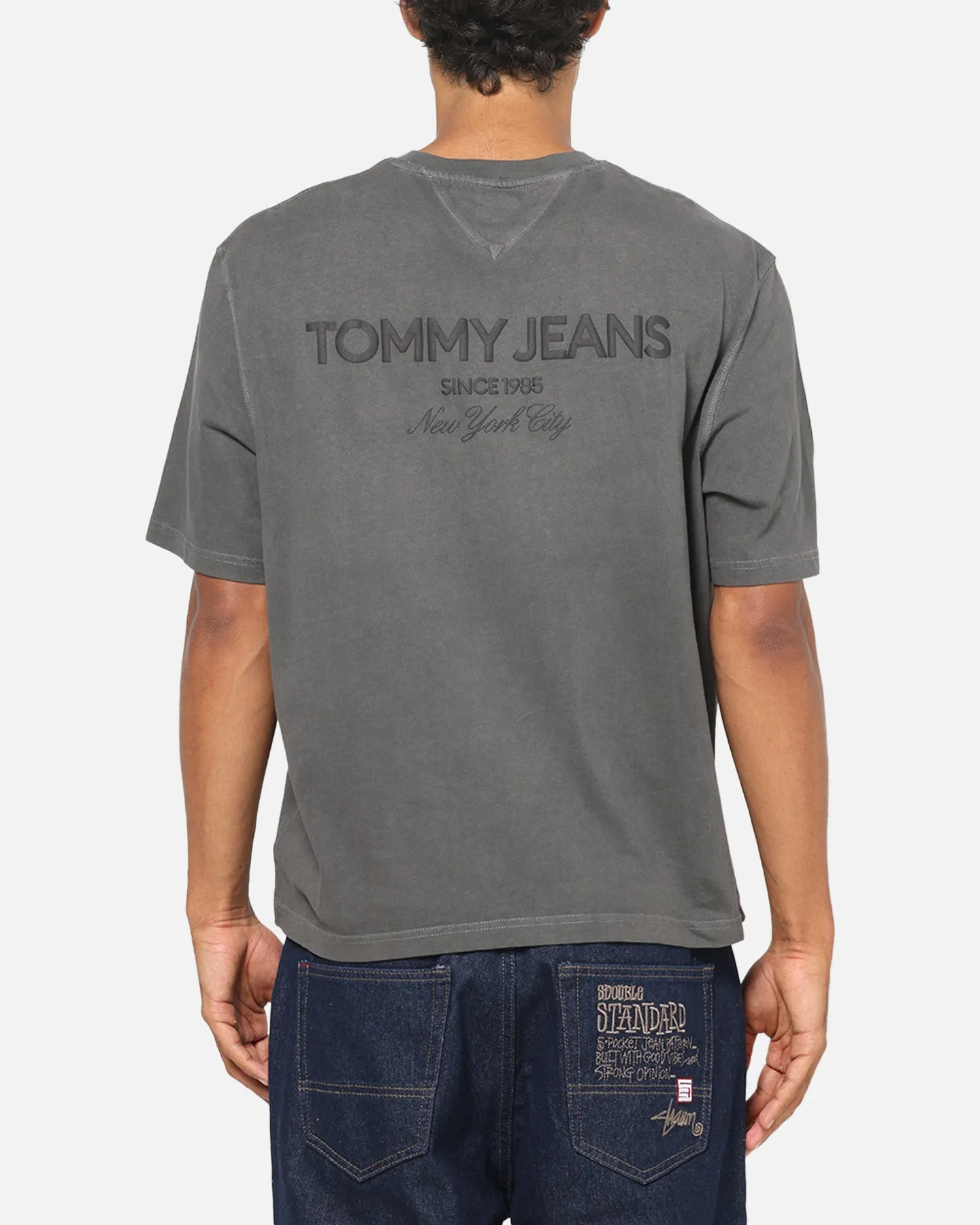 Tommy Jeans Arch Classics T-Shirt Washed Black sold by Culture Kings