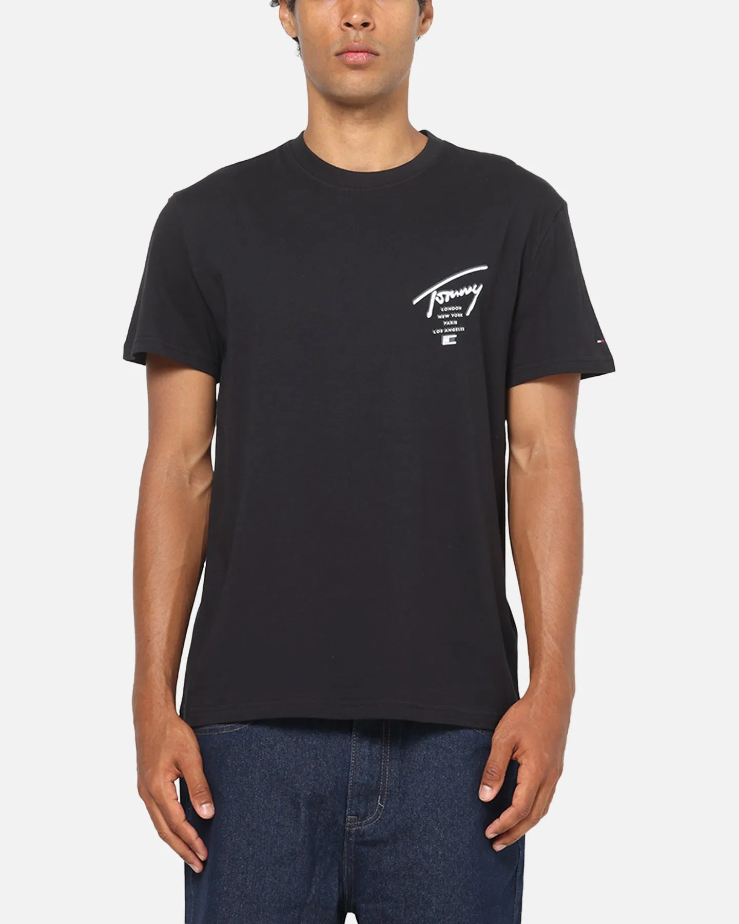 Tommy Jeans Regular Sign City T-Shirt Black sold by Culture Kings product image thumbnail 2