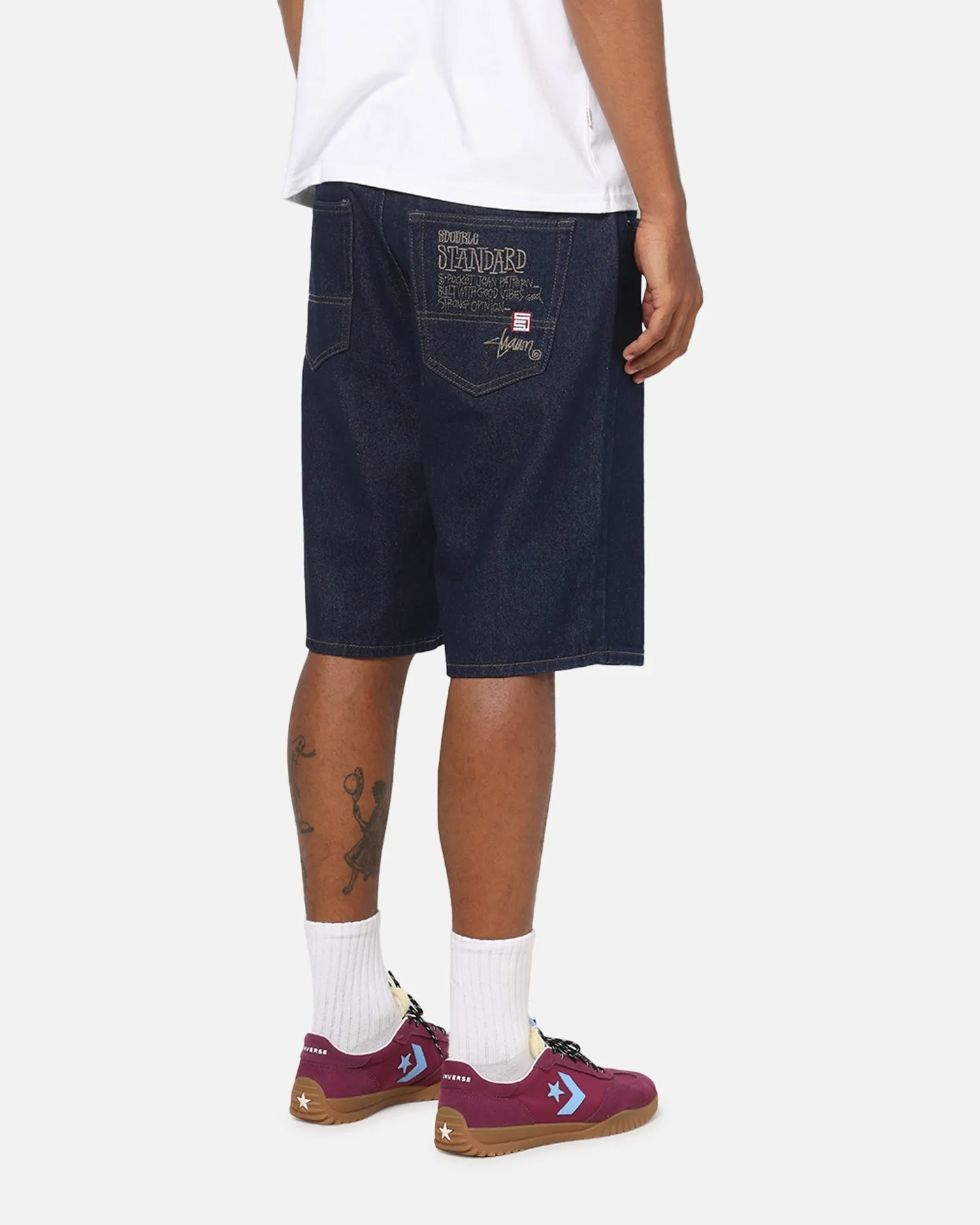 S Double EMB 5 Pocket Shorts One Rinse sold by Culture Kings