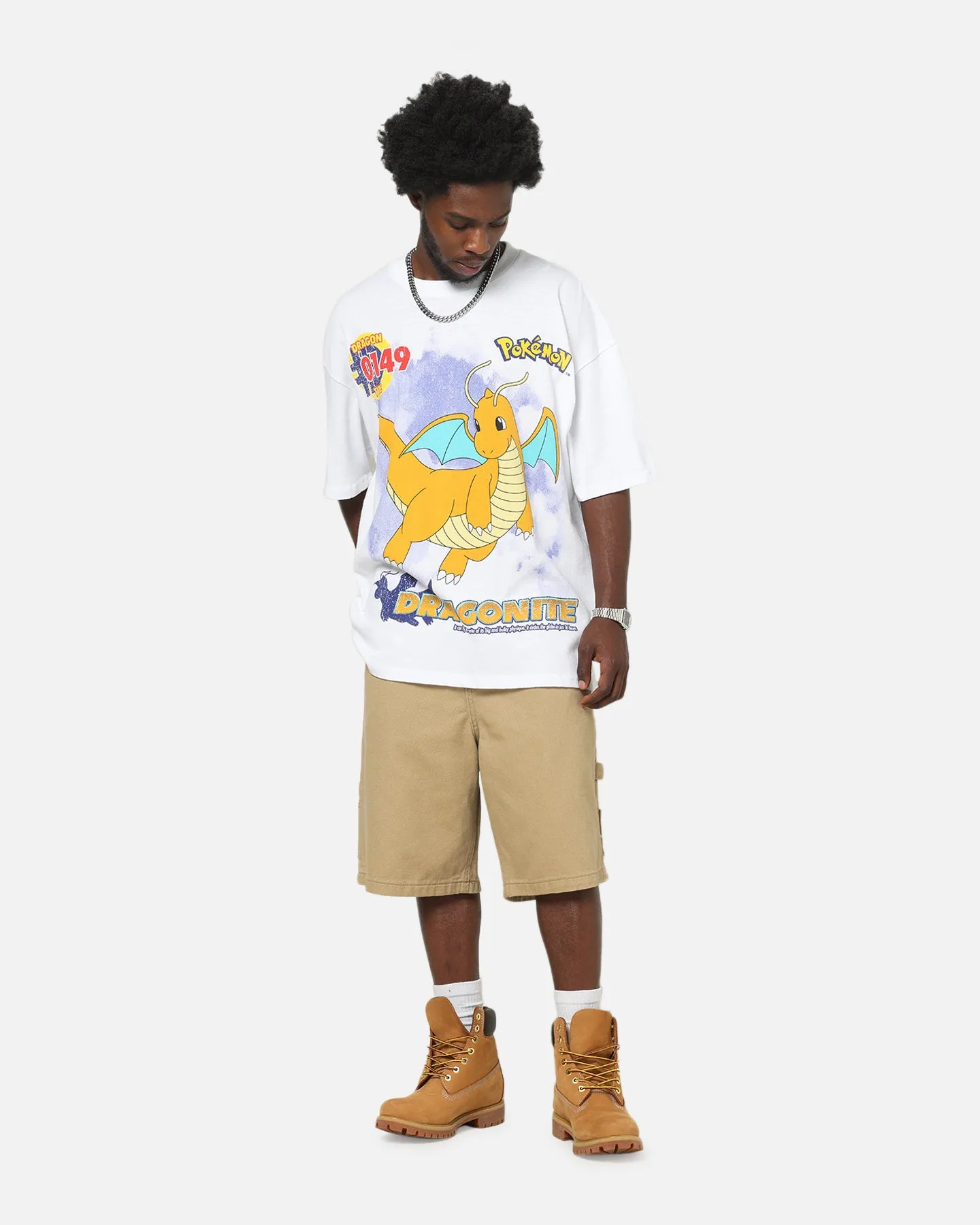 The Pokémon Collection By 73Studio Dragonite T-Shirt White sold by Culture Kings product image thumbnail 3