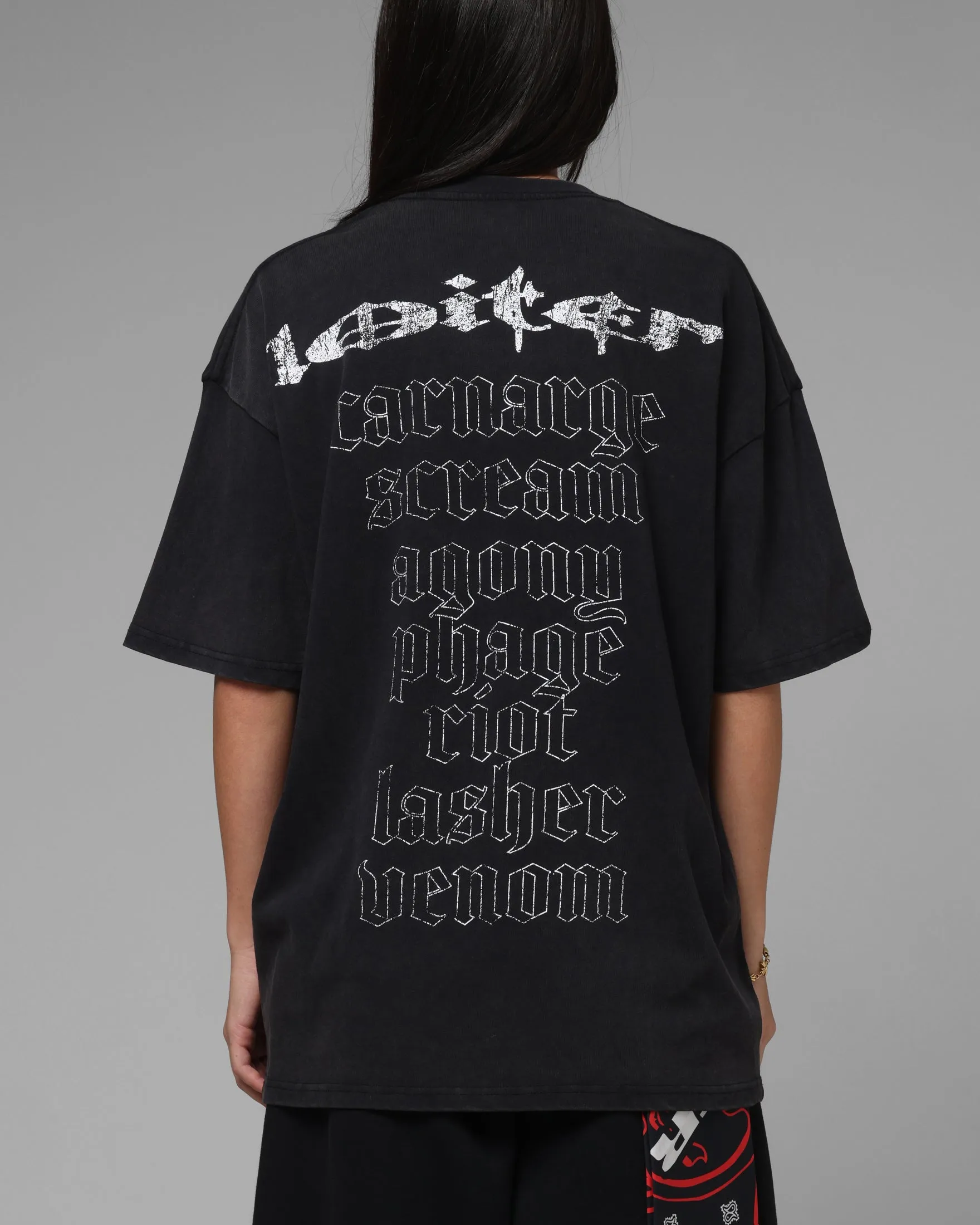 Loiter Marvel Symbiote Vintage T-Shirt Black sold by Culture Kings