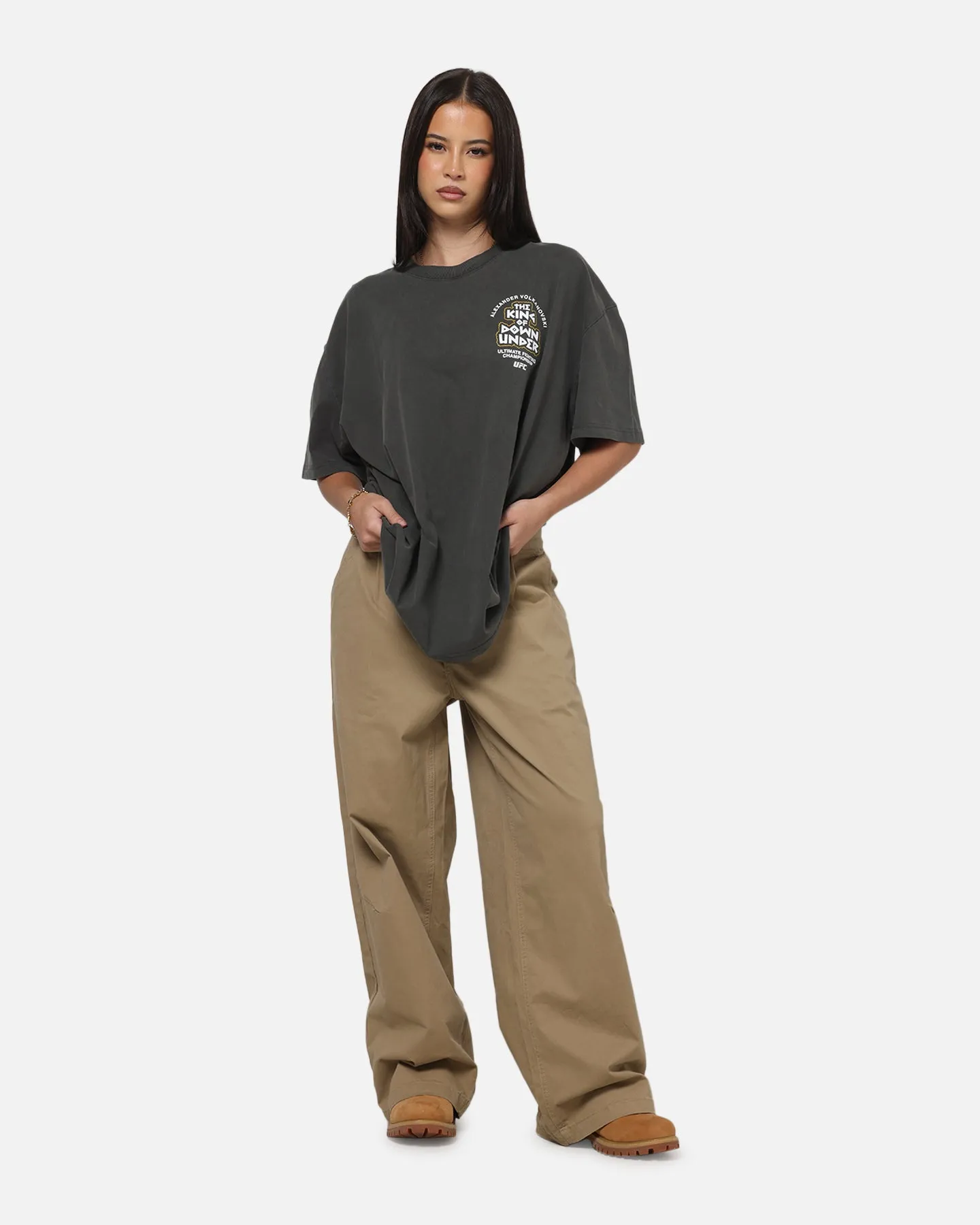 UFC By Culture Kings Alexander Volkanovski Sydney King Down Under Heavy T-Shirt Black Wash sold by Culture Kings product image thumbnail 4