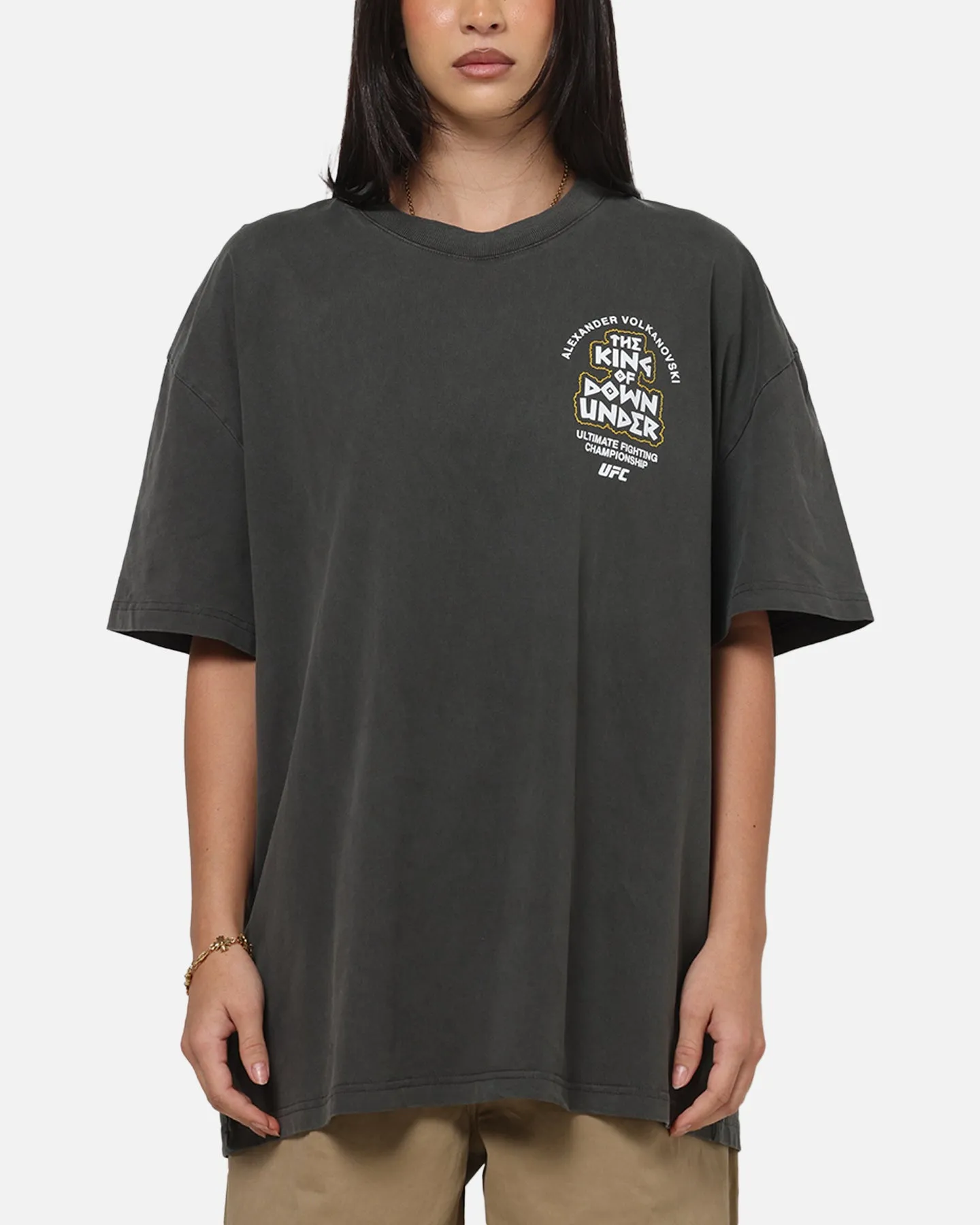 UFC By Culture Kings Alexander Volkanovski Sydney King Down Under Heavy T-Shirt Black Wash sold by Culture Kings product image thumbnail 2