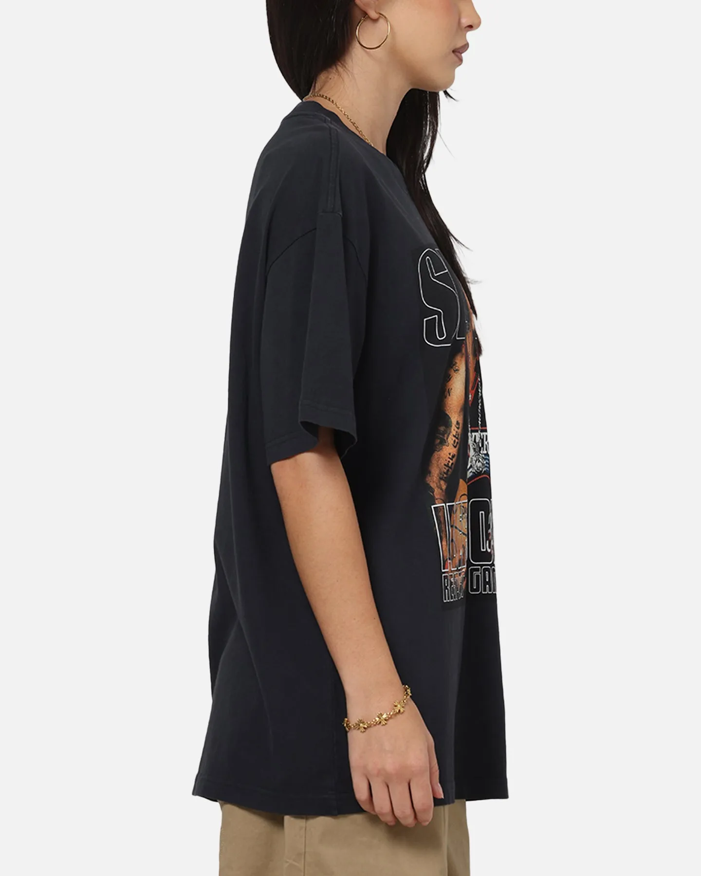 Mitchell & Ness Allen Iverson Slam T-Shirt Washed Black sold by Culture Kings product image thumbnail 4