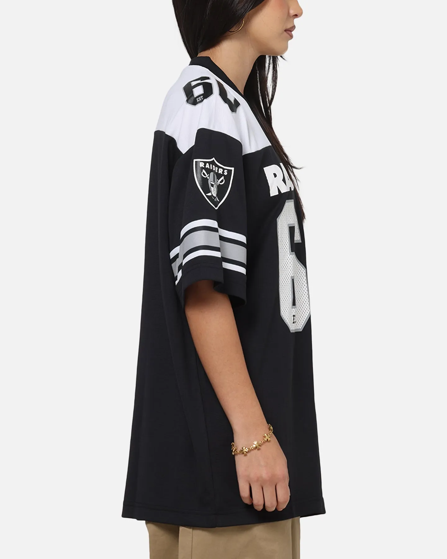 Majestic Athletic Las Vegas Raiders Glenver Mesh Oversized T-Shirt Black sold by Culture Kings product image thumbnail 4