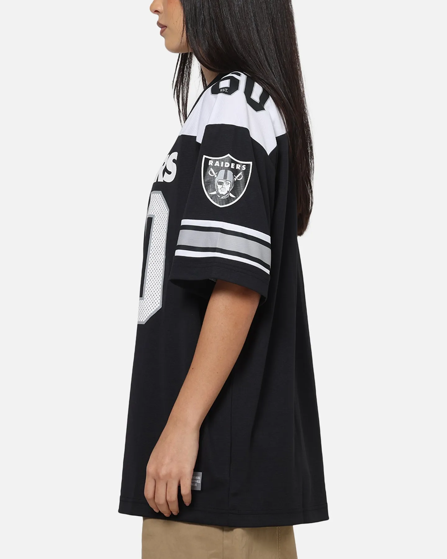 Majestic Athletic Las Vegas Raiders Glenver Mesh Oversized T-Shirt Black sold by Culture Kings product image thumbnail 5
